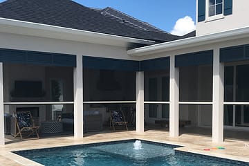 Retractable Living Space Screen at Halton Retractable Screens