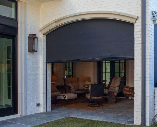 Motorized Outdoor Screens for Patios and enclosed areas oakville