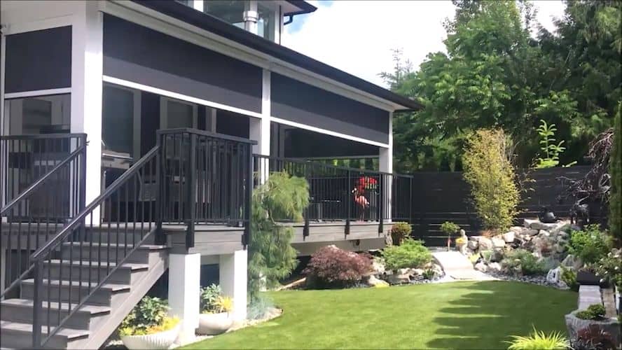 Motorized Outdoor Backyard Privacy Screens Oakville
